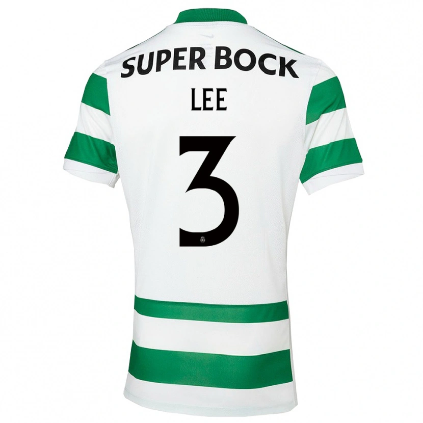 Danxen Niño Camiseta Afonso Lee #3 Verde Blanco 1ª Equipación 2025/26 La Camisa México