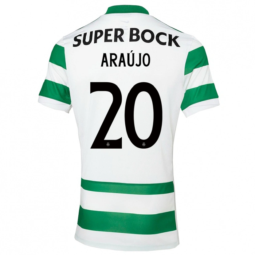 Danxen Niño Camiseta Maxi Araújo #20 Verde Blanco 1ª Equipación 2025/26 La Camisa México