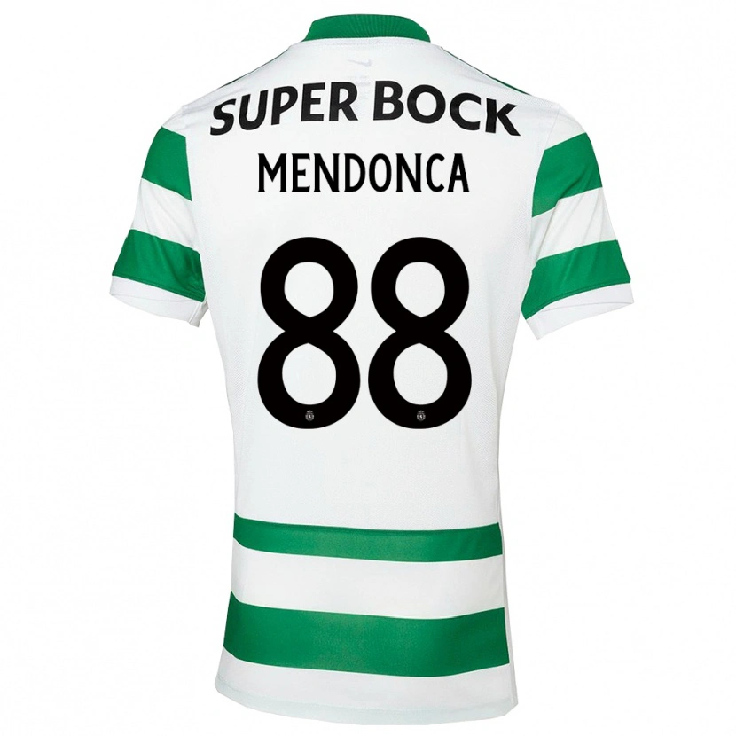Danxen Niño Camiseta Manuel Mendonça #88 Verde Blanco 1ª Equipación 2025/26 La Camisa México