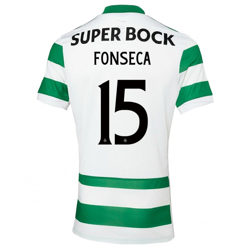 Danxen Niño Camiseta Beatriz Fonseca #15 Verde Blanco 1ª Equipación 2025/26 La Camisa México