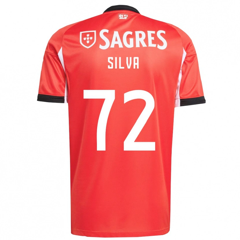 Danxen Niño Camiseta Matilde Silva #72 Rojo Blanco 1ª Equipación 2025/26 La Camisa México