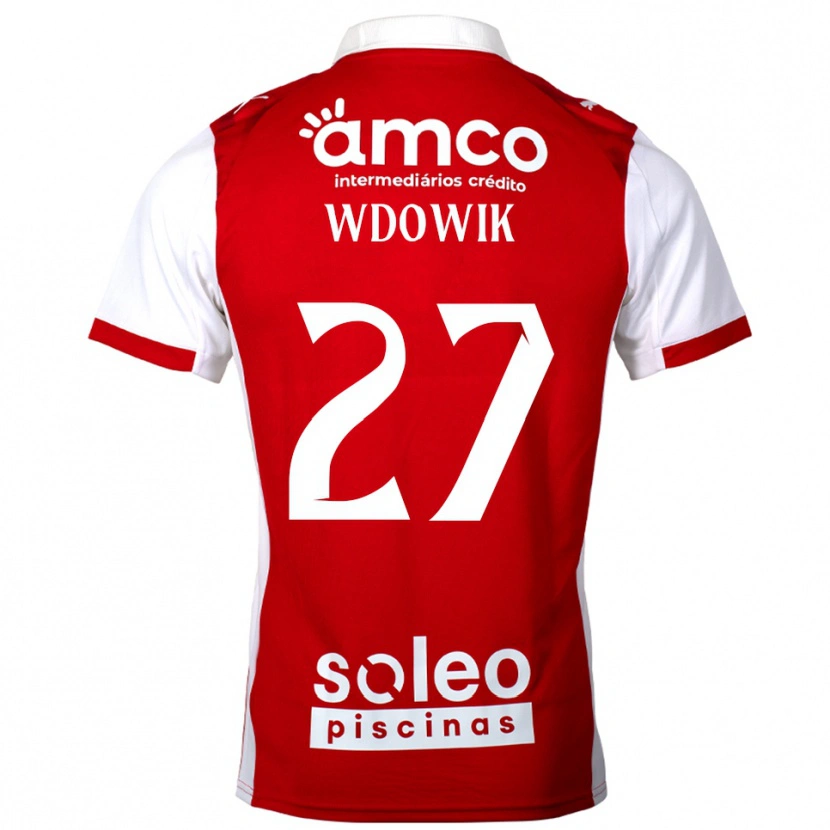 Danxen Niño Camiseta Bartlomiej Wdowik #27 Rojo Blanco 1ª Equipación 2025/26 La Camisa México