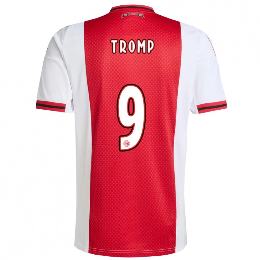 Danxen Niño Camiseta Nikita Tromp #9 Rojo Blanco 1ª Equipación 2025/26 La Camisa México