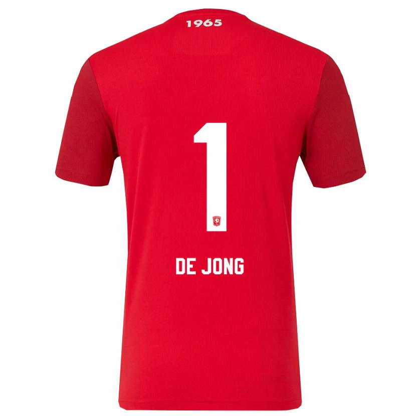 Danxen Niño Camiseta Danielle De Jong #1 Rojo Blanco 1ª Equipación 2025/26 La Camisa México