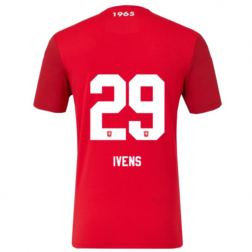 Danxen Niño Camiseta Rose Ivens #29 Rojo Blanco 1ª Equipación 2025/26 La Camisa México