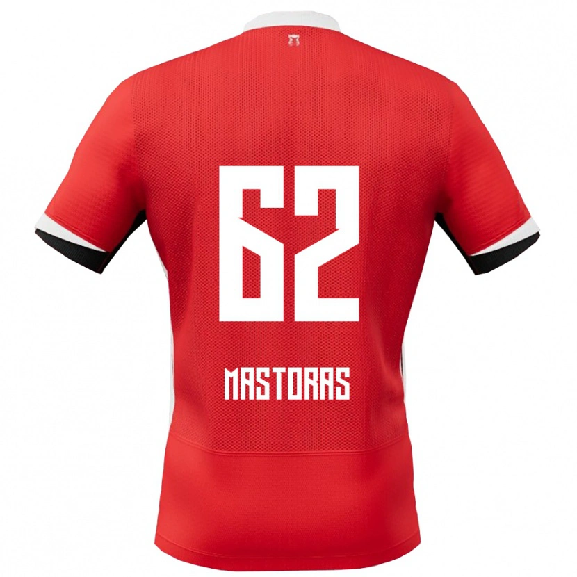 Danxen Niño Camiseta Enoch Mastoras #62 Rojo Blanco 1ª Equipación 2025/26 La Camisa México