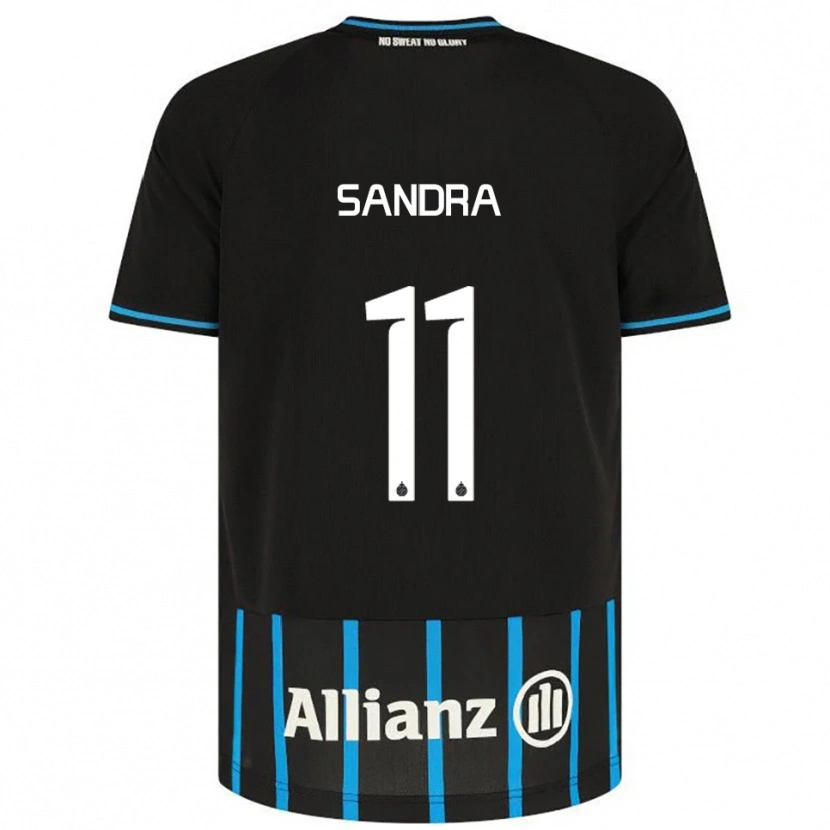 Danxen Niño Camiseta Cisse Sandra #11 Negro Azul 1ª Equipación 2025/26 La Camisa México