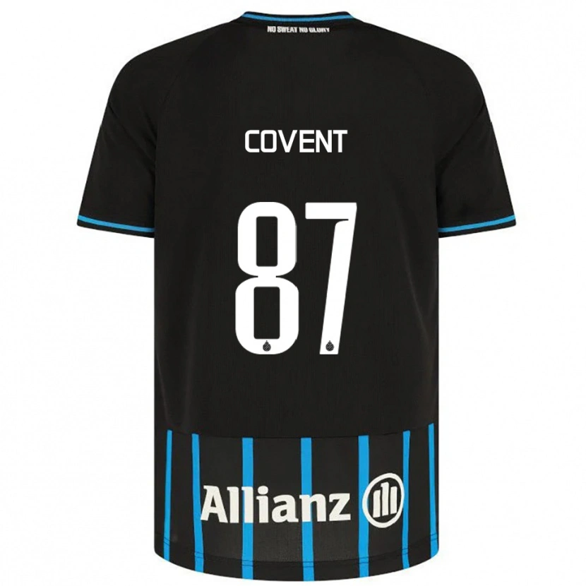 Danxen Niño Camiseta Jorijn Covent #87 Negro Azul 1ª Equipación 2025/26 La Camisa México