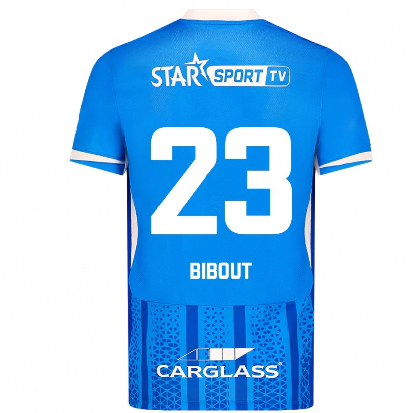 Danxen Niño Camiseta Aaron Bibout #23 Azul Blanco 1ª Equipación 2025/26 La Camisa México