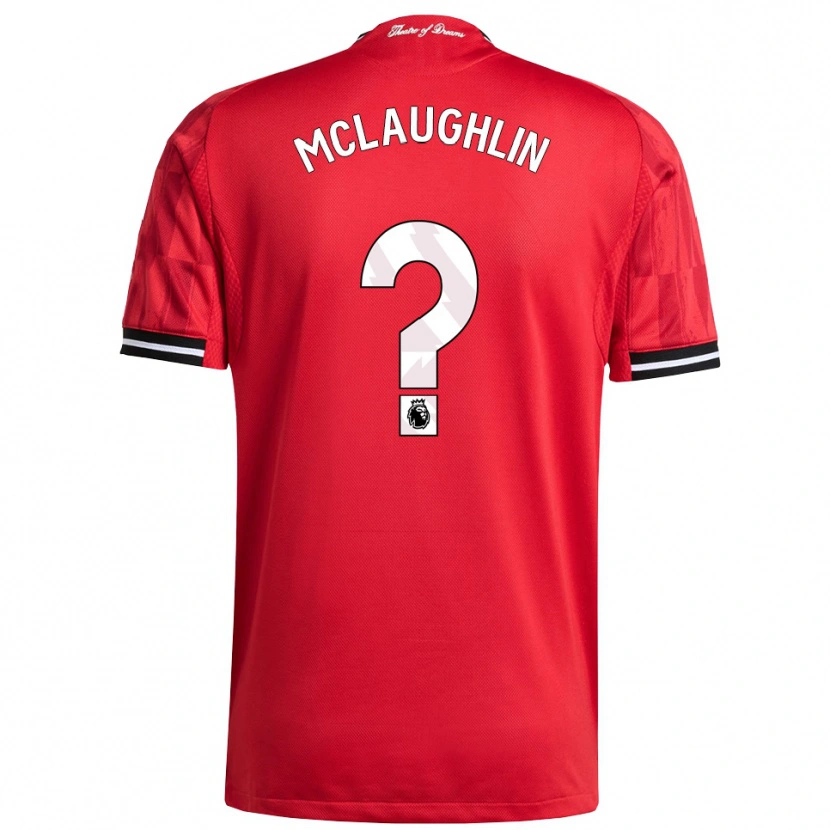 Danxen Niño Camiseta Harlem Mclaughlin #0 Rojo Negro Blanco 1ª Equipación 2025/26 La Camisa México