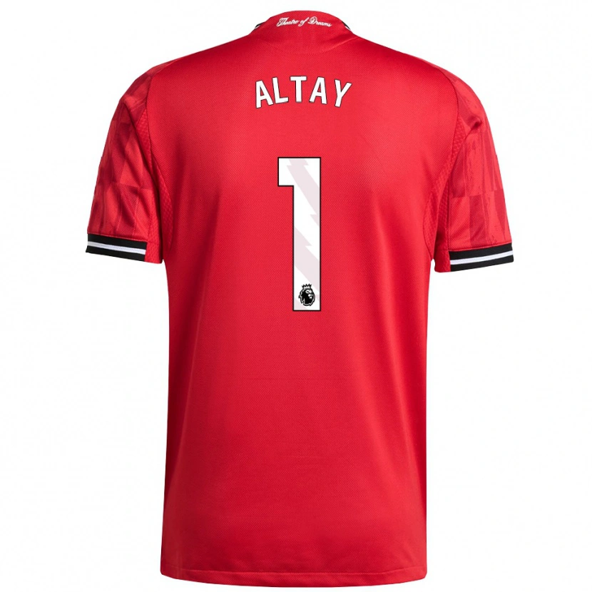 Danxen Niño Camiseta Altay Bayındır #1 Rojo Negro Blanco 1ª Equipación 2025/26 La Camisa México