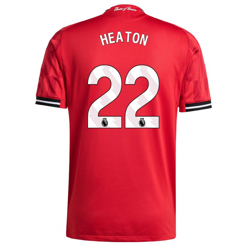 Danxen Niño Camiseta Tom Heaton #22 Rojo Negro Blanco 1ª Equipación 2025/26 La Camisa México