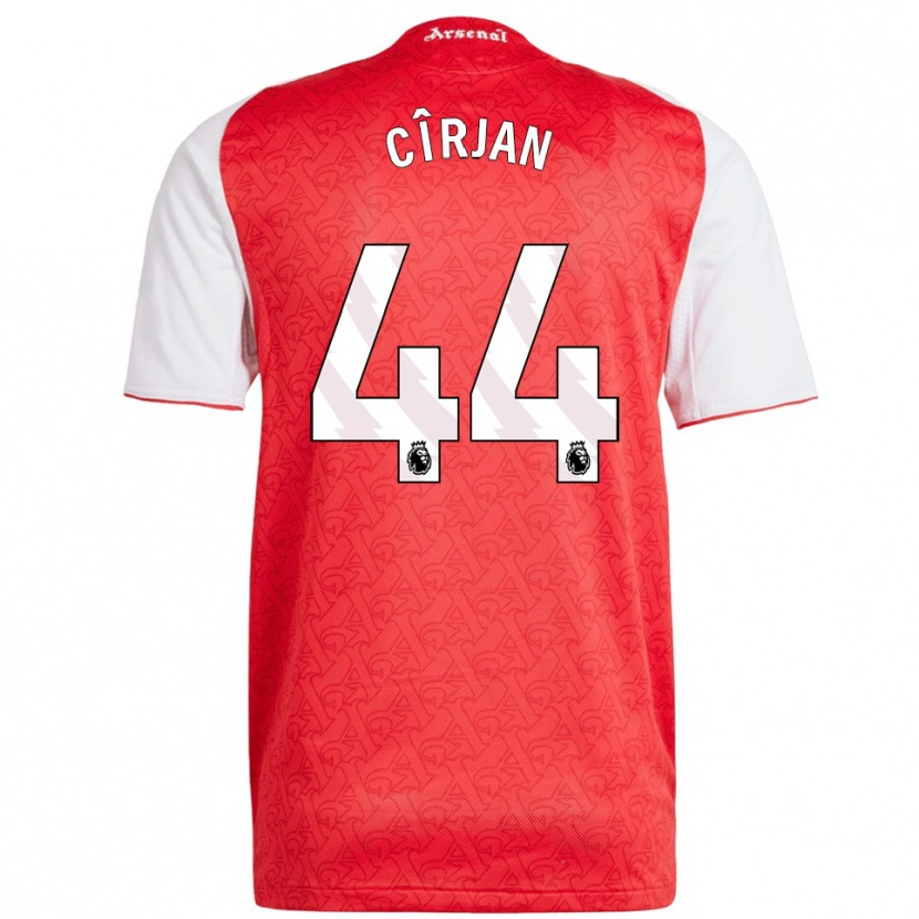 Danxen Niño Camiseta Catalin Cîrjan #44 Rojo Blanco 1ª Equipación 2025/26 La Camisa México