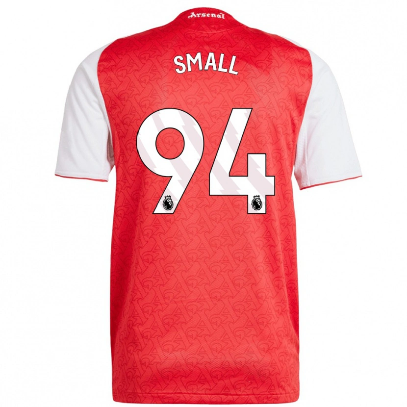 Danxen Niño Camiseta Coby Small #94 Rojo Blanco 1ª Equipación 2025/26 La Camisa México