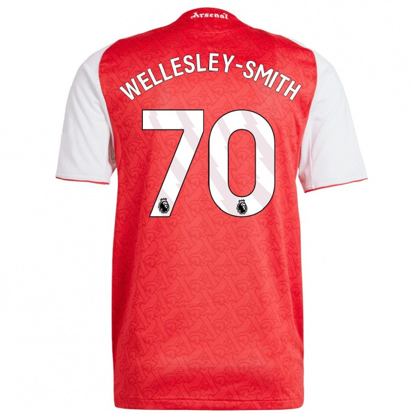 Danxen Niño Camiseta Cecily Wellesley-Smith #70 Rojo Blanco 1ª Equipación 2025/26 La Camisa México