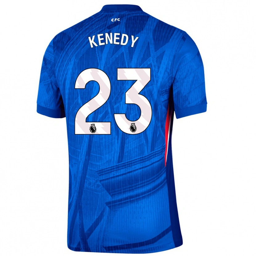 Danxen Niño Camiseta Robert Kenedy #23 Azul Blanco 1ª Equipación 2025/26 La Camisa México