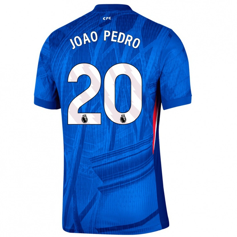 Danxen Niño Camiseta João Pedro #20 Azul Blanco 1ª Equipación 2025/26 La Camisa México