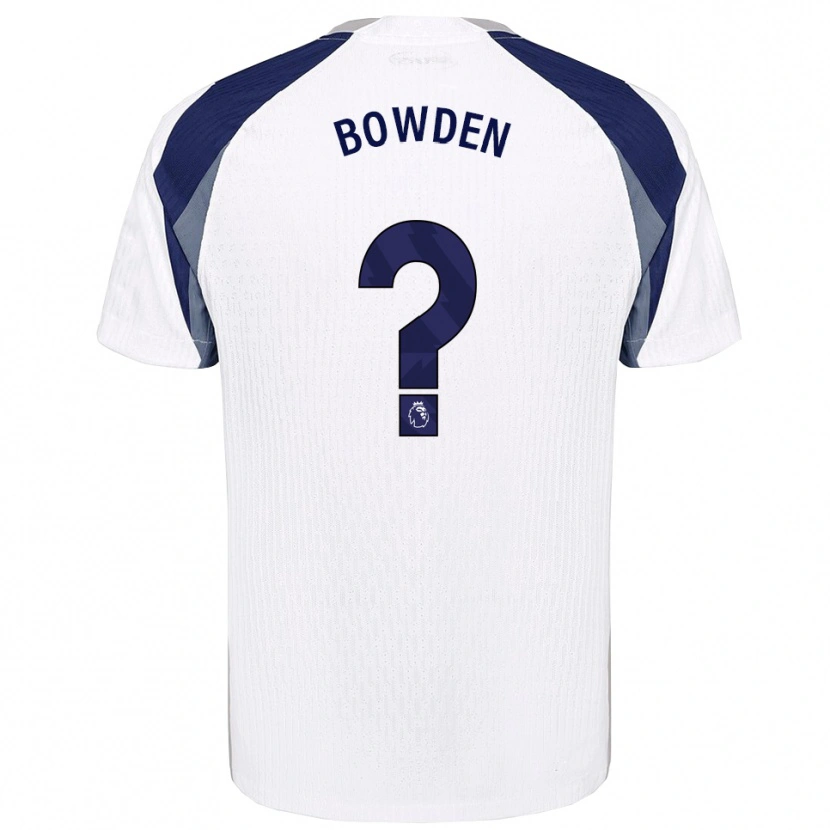 Danxen Niño Camiseta Jamie Bowden #0 Blanco Marino 1ª Equipación 2025/26 La Camisa México
