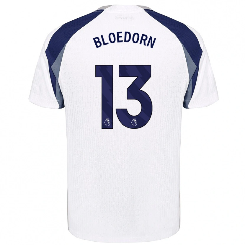 Danxen Niño Camiseta Carey Bloedorn #13 Blanco Marino 1ª Equipación 2025/26 La Camisa México