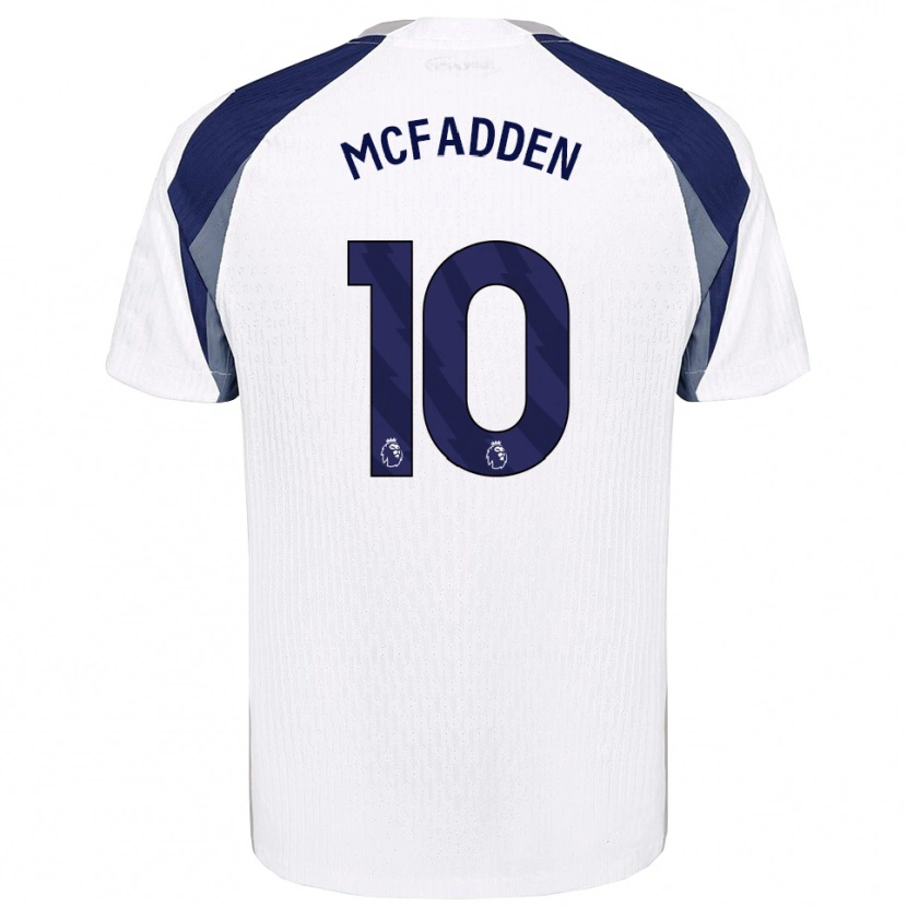 Danxen Niño Camiseta Max Mcfadden #10 Blanco Marino 1ª Equipación 2025/26 La Camisa México