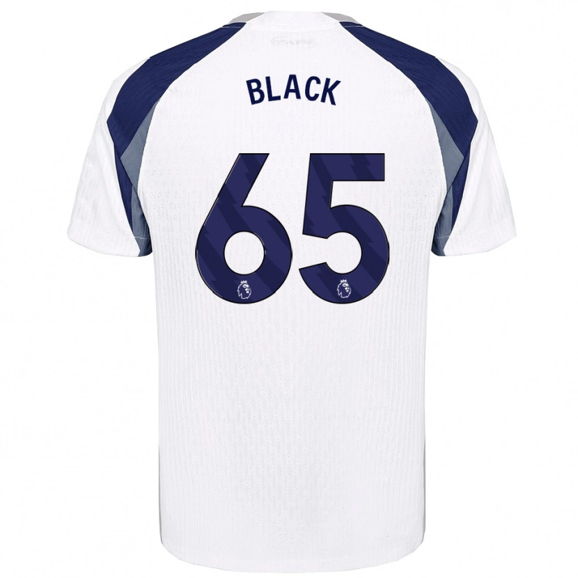 Danxen Niño Camiseta Leo Black #65 Blanco Marino 1ª Equipación 2025/26 La Camisa México