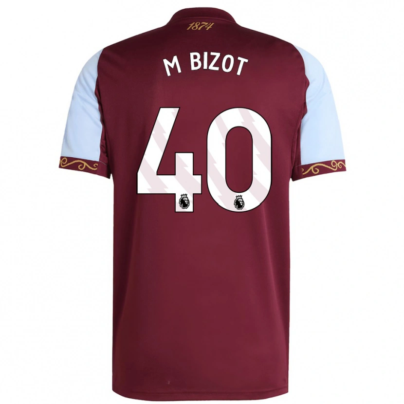 Danxen Niño Camiseta Marco Bizot #40 Borgoña Celeste 1ª Equipación 2025/26 La Camisa México