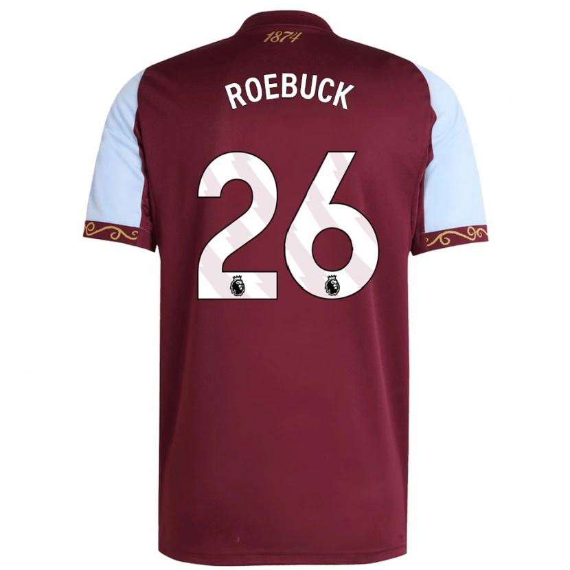 Danxen Niño Camiseta Ellie Roebuck #26 Borgoña Celeste 1ª Equipación 2025/26 La Camisa México