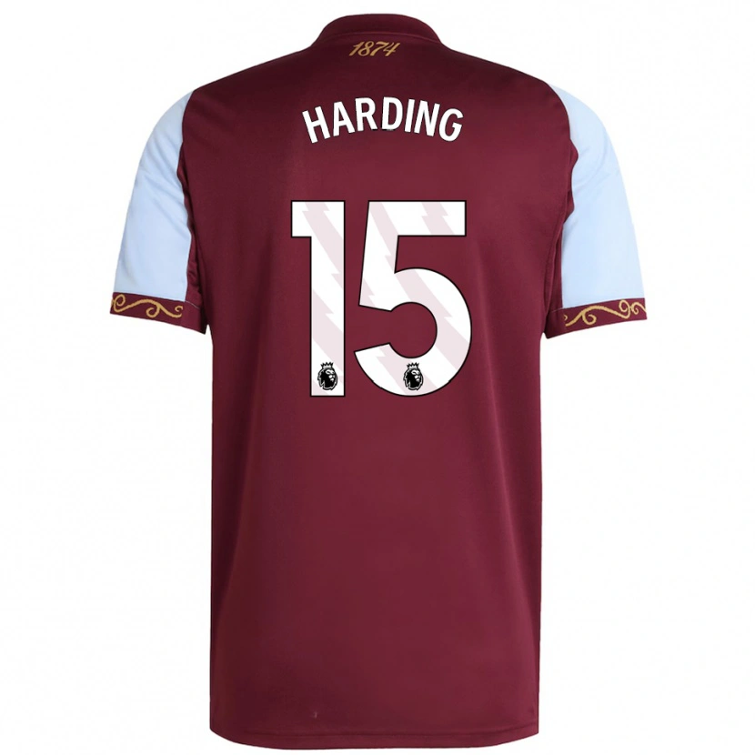 Danxen Niño Camiseta Natasha Harding #15 Borgoña Celeste 1ª Equipación 2025/26 La Camisa México