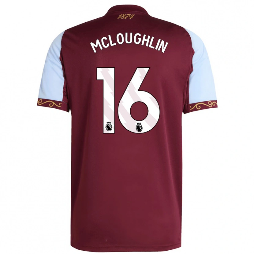 Danxen Niño Camiseta Olivia Mcloughlin #16 Borgoña Celeste 1ª Equipación 2025/26 La Camisa México