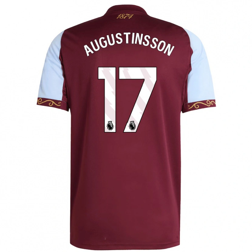 Danxen Niño Camiseta Ludwig Augustinsson #17 Borgoña Celeste 1ª Equipación 2025/26 La Camisa México