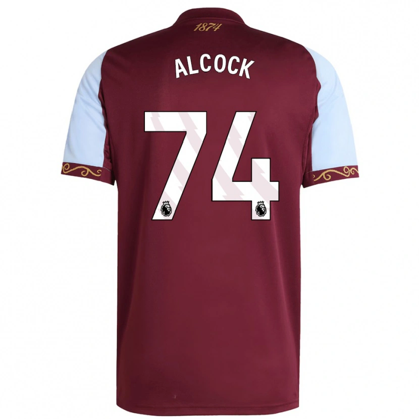 Danxen Niño Camiseta Todd Alcock #74 Borgoña Celeste 1ª Equipación 2025/26 La Camisa México