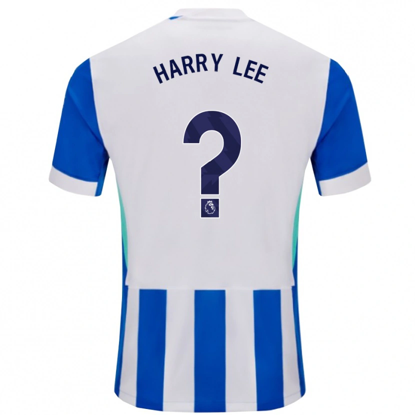 Danxen Niño Camiseta Harry Lee #0 Azul Blanco 1ª Equipación 2025/26 La Camisa México