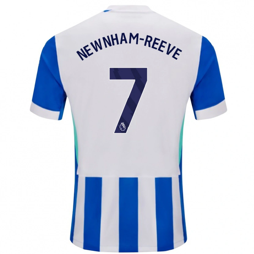 Danxen Niño Camiseta Bode Newnham-Reeve #7 Azul Blanco 1ª Equipación 2025/26 La Camisa México