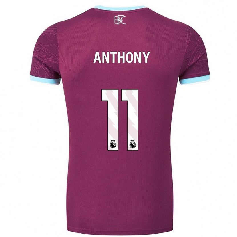 Danxen Niño Camiseta Jaidon Anthony #11 Borgoña Celeste 1ª Equipación 2025/26 La Camisa México