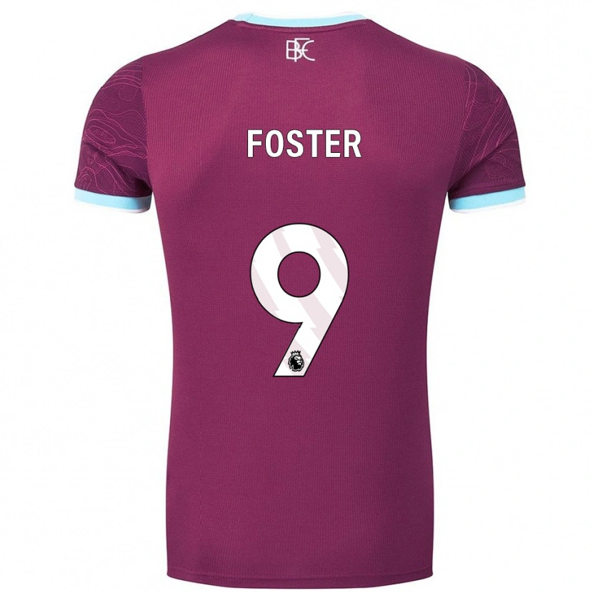 Danxen Niño Camiseta Lyle Foster #9 Borgoña Celeste 1ª Equipación 2025/26 La Camisa México