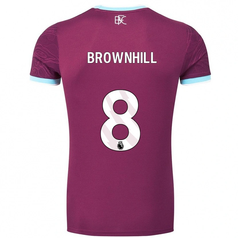 Danxen Niño Camiseta Josh Brownhill #8 Borgoña Celeste 1ª Equipación 2025/26 La Camisa México
