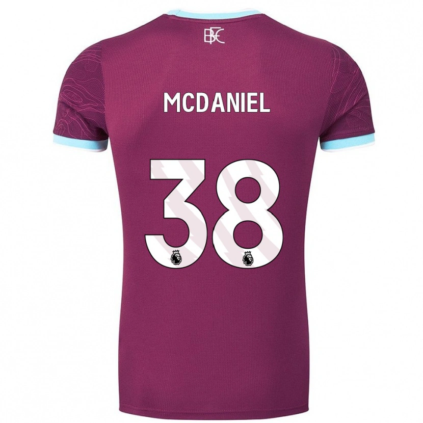 Danxen Niño Camiseta Louise Mcdaniel #38 Borgoña Celeste 1ª Equipación 2025/26 La Camisa México