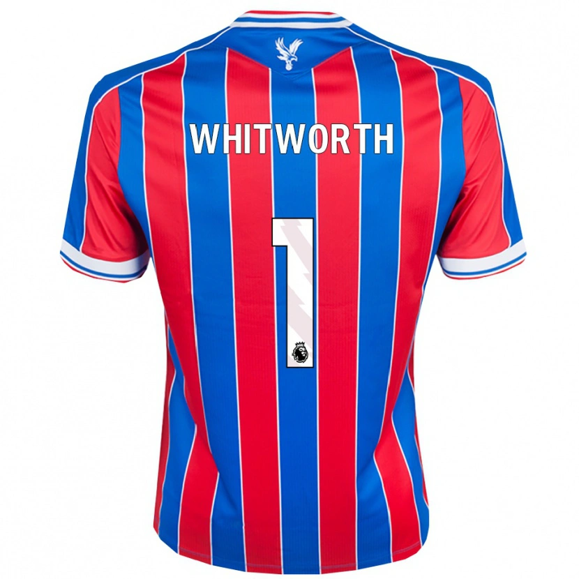 Danxen Niño Camiseta Harry Whitworth #1 Azul Rojo Blanco 1ª Equipación 2025/26 La Camisa México