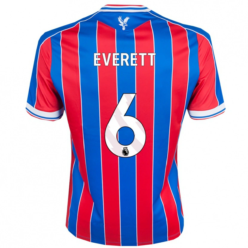 Danxen Niño Camiseta Aimee Everett #6 Azul Rojo Blanco 1ª Equipación 2025/26 La Camisa México