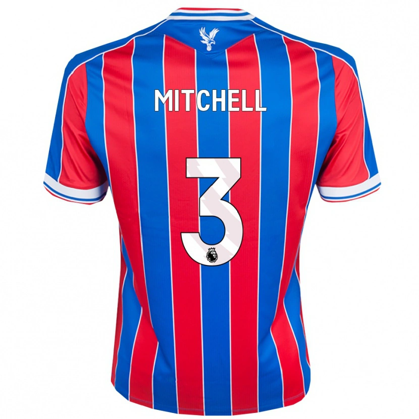 Danxen Niño Camiseta Tyrick Mitchell #3 Azul Rojo Blanco 1ª Equipación 2025/26 La Camisa México