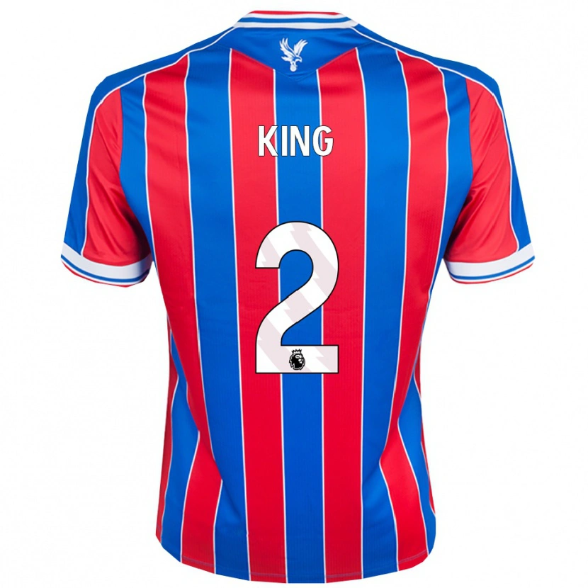 Danxen Niño Camiseta George King #2 Azul Rojo Blanco 1ª Equipación 2025/26 La Camisa México