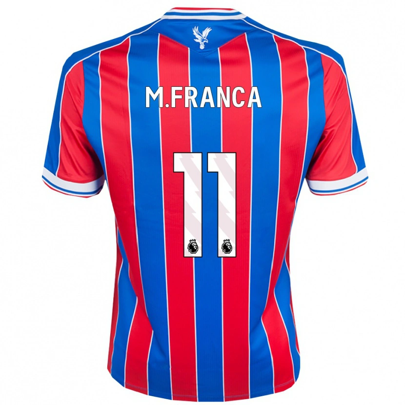 Danxen Niño Camiseta Matheus França #11 Azul Rojo Blanco 1ª Equipación 2025/26 La Camisa México