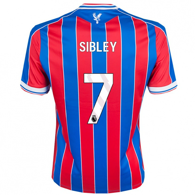 Danxen Niño Camiseta Isabella Sibley #7 Azul Rojo Blanco 1ª Equipación 2025/26 La Camisa México