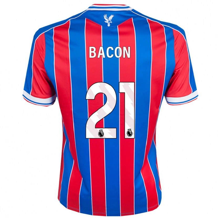 Danxen Niño Camiseta Skye Bacon #21 Azul Rojo Blanco 1ª Equipación 2025/26 La Camisa México