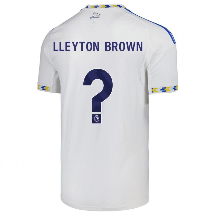 Danxen Niño Camiseta Lleyton Brown #0 Blanco Azul 1ª Equipación 2025/26 La Camisa México