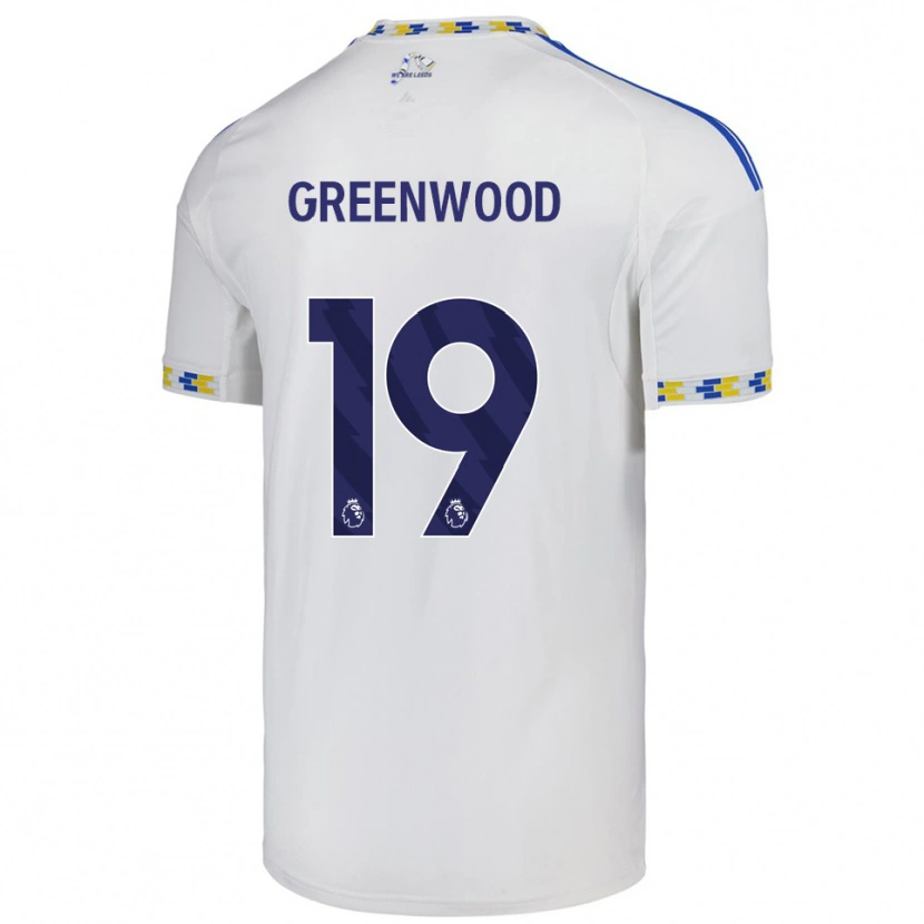 Danxen Niño Camiseta Sam Greenwood #19 Blanco Azul 1ª Equipación 2025/26 La Camisa México