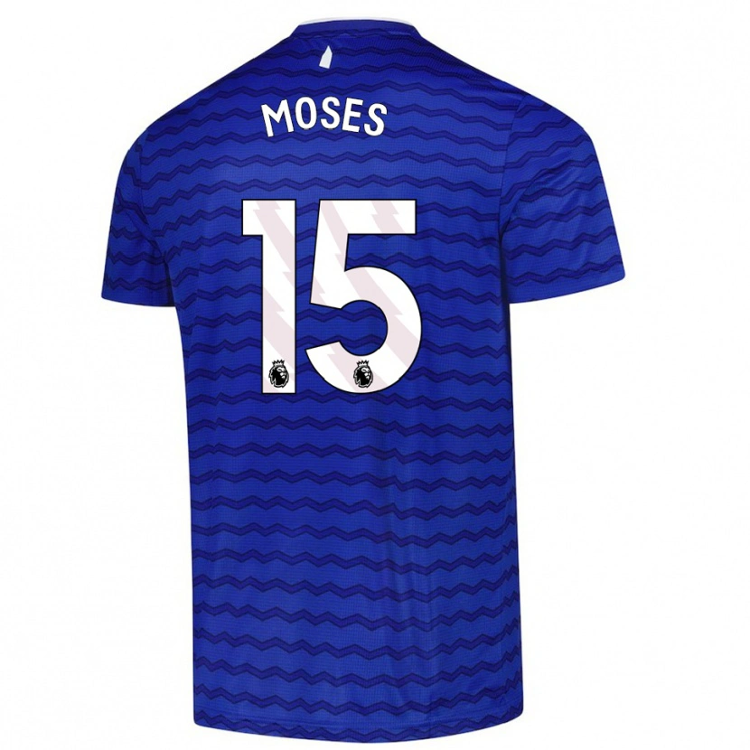 Danxen Niño Camiseta Amari Moses #15 Azul Marino 1ª Equipación 2025/26 La Camisa México