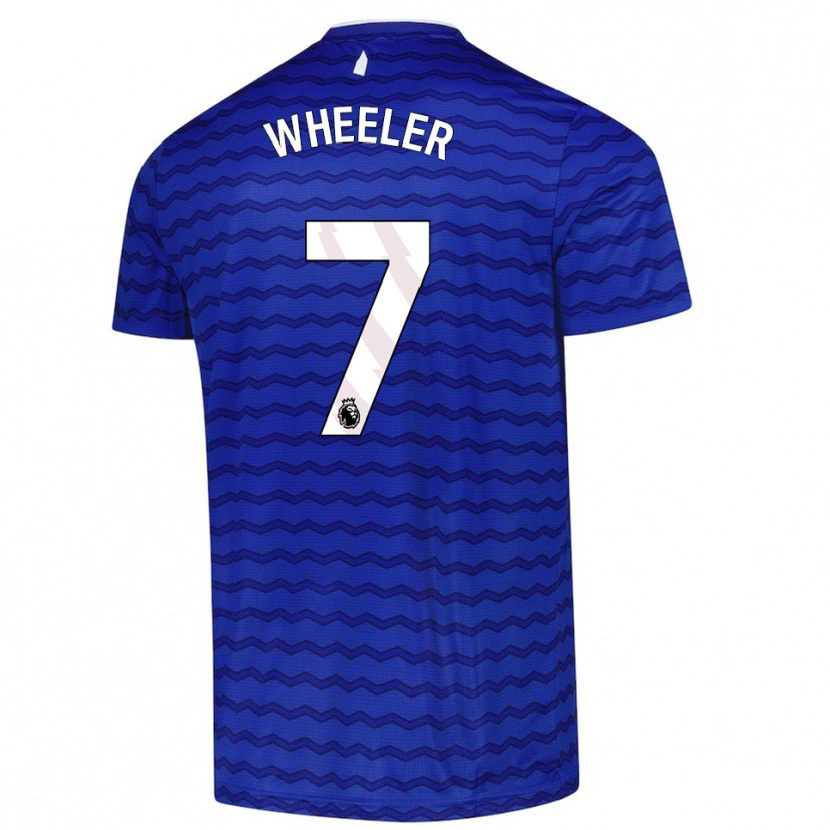 Danxen Niño Camiseta Clare Wheeler #7 Azul Marino 1ª Equipación 2025/26 La Camisa México