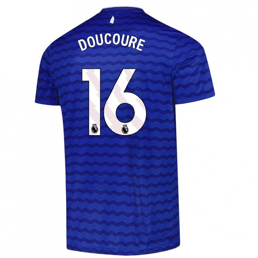Danxen Niño Camiseta Abdoulaye Doucoure #16 Azul Marino 1ª Equipación 2025/26 La Camisa México