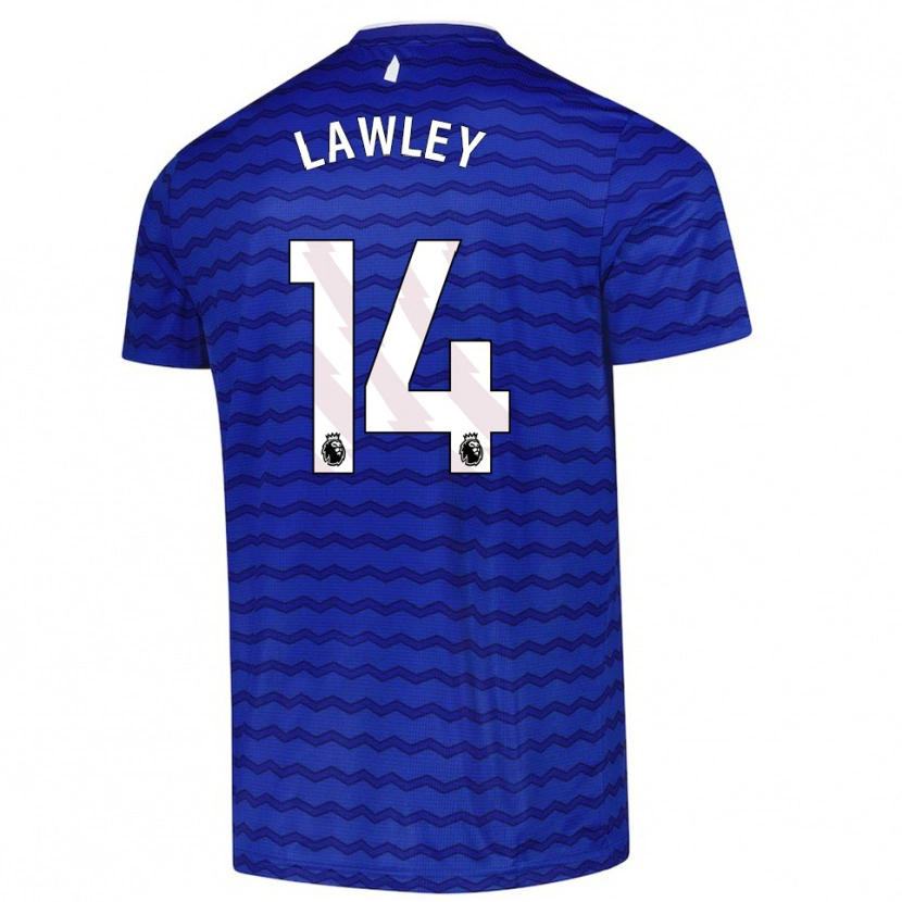 Danxen Niño Camiseta Melissa Lawley #14 Azul Marino 1ª Equipación 2025/26 La Camisa México